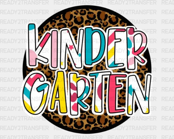 KINDERGARTEN Leo DTF Transfer