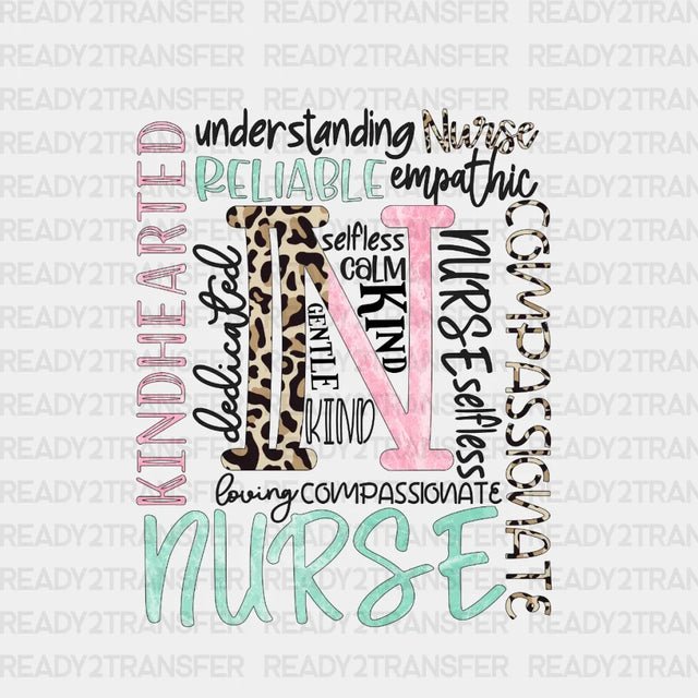 Kindhearted Nurse Dtf Transfer