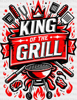King Of The Grill - Bbq Dtf Heat Transfer