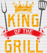 King Of The Grill Father’s Day Dtf Transfer