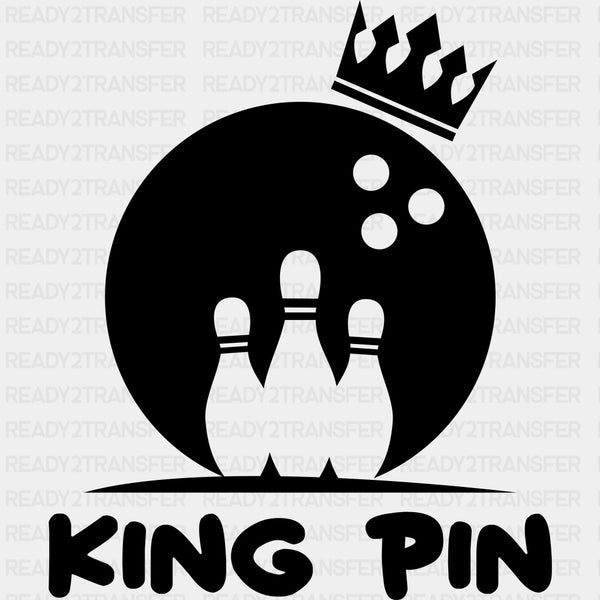 King Pin - Bowling DTF Transfers