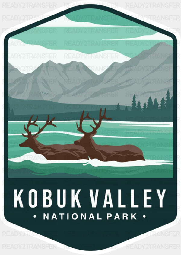 Kobuk Valley National Park Colorful Design - National Parks DTF Transfer