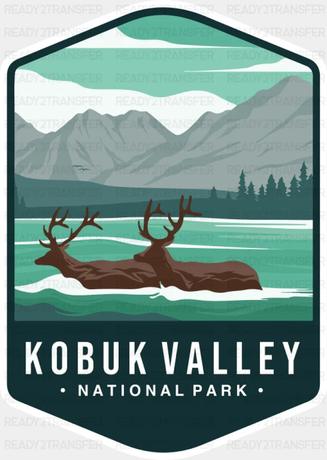 Kobuk Valley National Park Colorful Design - National Parks DTF Transfer ready2transfer