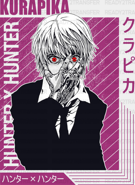 Kurapika Suit Design - Hunter X Dtf Transfer