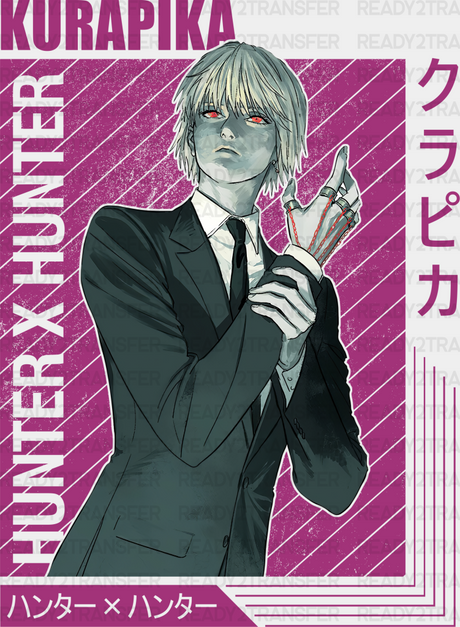 Kurapika Suit Purple Design - Hunter X Dtf Transfer