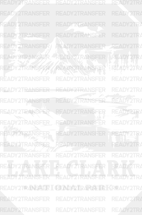 Lake Clark National Park Design - Parks Dtf Transfers Adult Unisex S & M (10’) / White