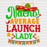 Launch Lady DTF Transfer