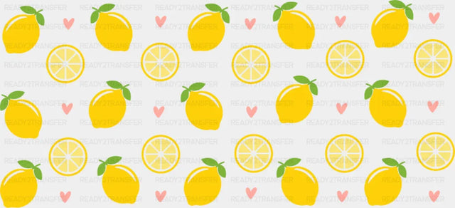 Lemons - General Cup Wrap UV Sticker Permanent UV DTF Decal