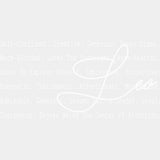 Leo B&W - Zodiacs & Horoscopes DTF Transfers - Adult Unisex - S & M (10’’) / Light Color Design (See Imaging)
