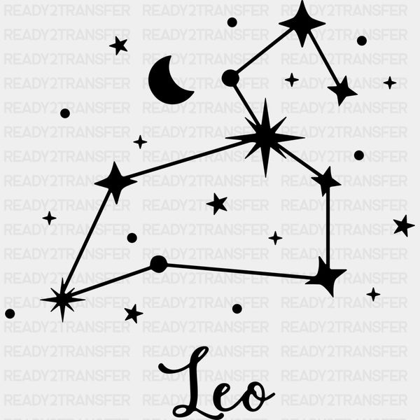 Leo Constellations - Zodiacs & Horoscopes DTF Transfers