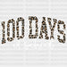 LEO DESIGN 100 DAYS OF SCHOOL SOLO DTF Transfer ready2transfer White