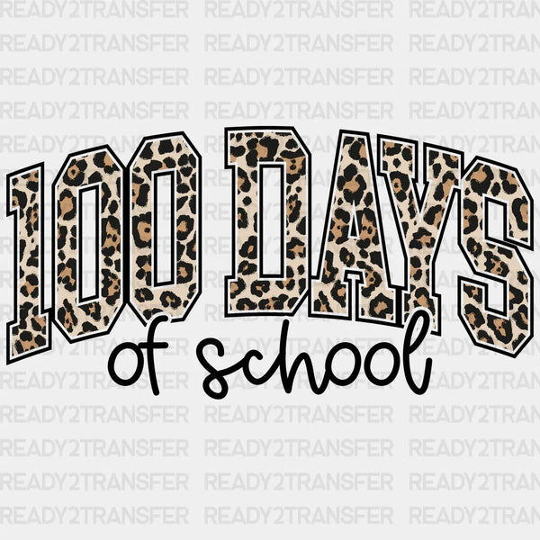 LEO DESIGN 100 DAYS OF SCHOOL SOLO DTF Transfer