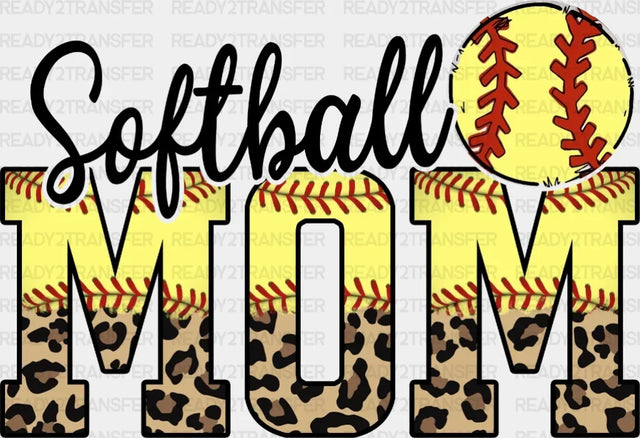 Leo Softball Mom Dtf Transfer