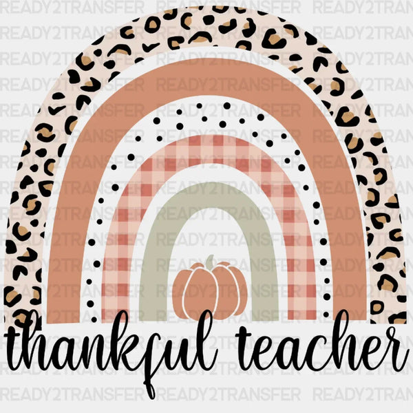 Leo Thankful Teacher DTF Transfer