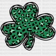 Leopard Clover St. Patrick’s Day Dtf Heat Transfer Saint Patricks Design St Paddys