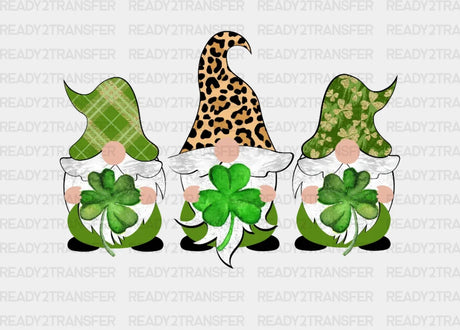 Leopard Gnome St. Patrick’s Day Dtf Heat Transfer Saint Patricks Design St Paddys