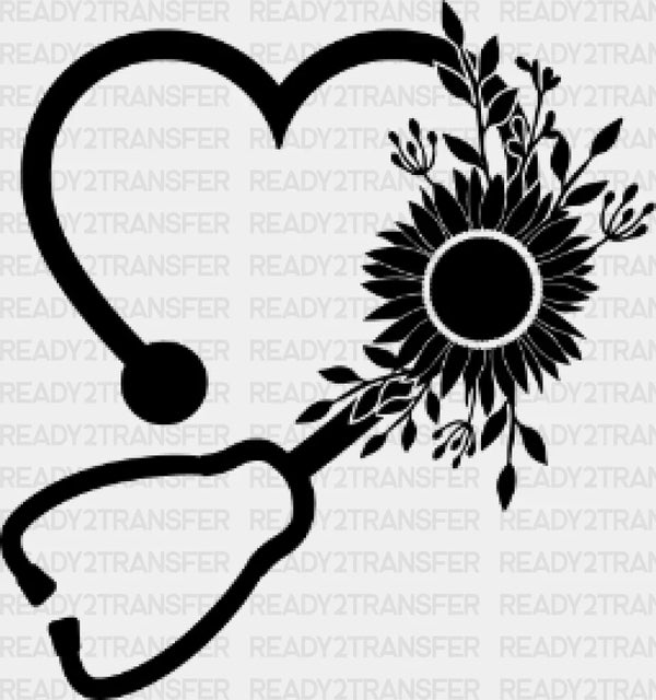 Leopard Nurse DTF Heat Transfer, Nurse Design, Healthcare Workers DTF