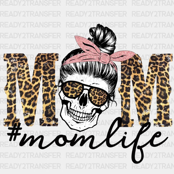 Leopard SKULL MOMLIFE DTF Transfer