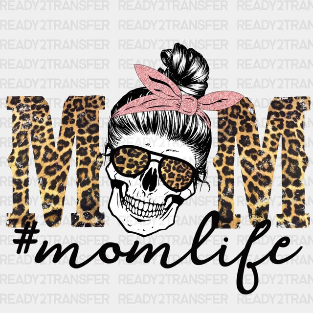 Leopard Skull Momlife Dtf Transfer