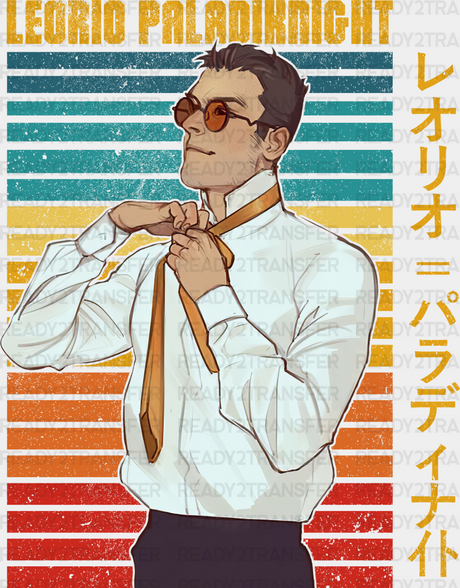 Leorio Paradinight Colorful Design - Hunter X Dtf Transfer