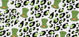 Leprechaun Hat Leopard Print - St Patrick Cup Wrap Uv Sticker Permanent Dtf Decal