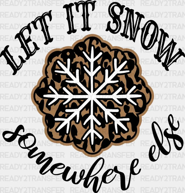 LET IT SNOW DTF Transfer