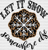 Let It Snow Dtf Transfer