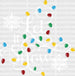 LET IT SNOW LIGHTS DTF Transfer ready2transfer White