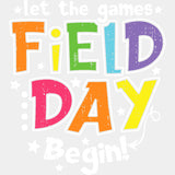 Let The Games Begin B&W Stars - Field Trip DTF Transfers ready2transfer Light Color Design (See Imaging)