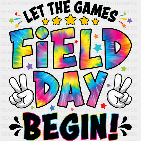 Let The Games Begin Colorful Gradient - Field Trip DTF Transfers