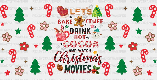 Let's Bake Stuff - Christmas Cup Wrap UV Sticker Permanent UV DTF Decal