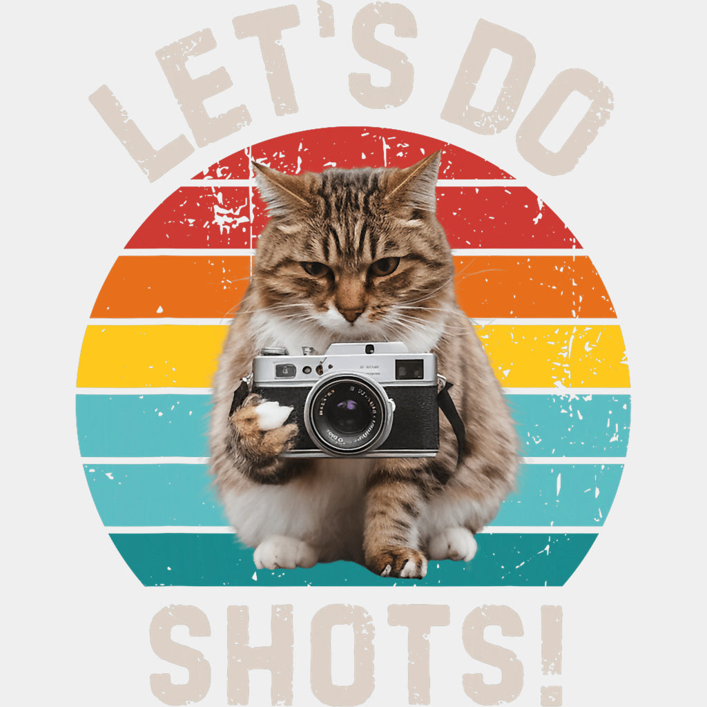 Let's Do Shots, Cat - Photography DTF Transfers ready2transfer Light Color Design (See Imaging)