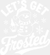 Let’s Get Frosted - Christmas DTF Transfer Adult Unisex - S & M (10’’) / Light Color Design (See Imaging)