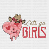 Lets Go Girls Design Dtf Transfer