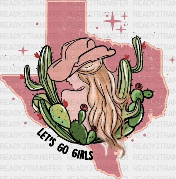 LETS GO GIRLS DTF Transfer