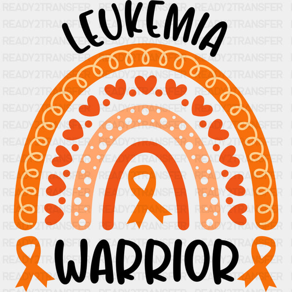 Leukemia Warrior, Rainbow - Leukemia DTF Transfers