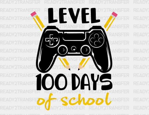 Level 100 Days Of School DTF Transfer