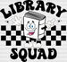 Librarian Squad Design - Librarian DTF heat transfer ready2transfer Black