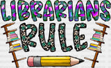 Librarians Rule Design - Librarian Dtf Heat Transfer