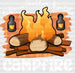 Life Is Better By The Campfire DTF Transfer ready2transfer White