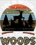 Life Is Better In The Woods DTF Transfer ready2transfer White