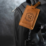 Custom Engraved Leather Luggage Tag