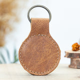 Custom Engraved Leather Keychain – Circle Transfer Kingdom