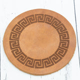 Custom Engraved Leather Coaster Transfer Kingdom