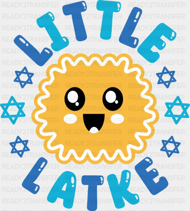 Little Latke Cute Design - Hanukkah DTF Transfer
