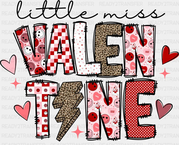 LITTLE MISS VALENTINE DTF Transfer