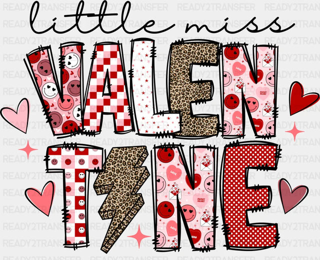 Little Miss Valentine Dtf Transfer