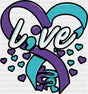 Live Hearts - Suicide Awareness DTF Transfer Adult Unisex - S & M (10’’) / Dark Color Design (See Imaging)