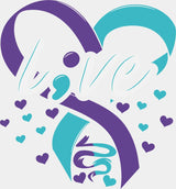 Live Hearts - Suicide Awareness DTF Transfer Adult Unisex - S & M (10’’) / Light Color Design (See Imaging)