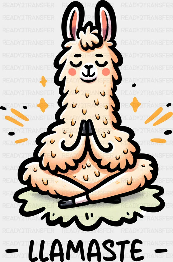LLAMASTE - Yoga DTF Heat Transfer